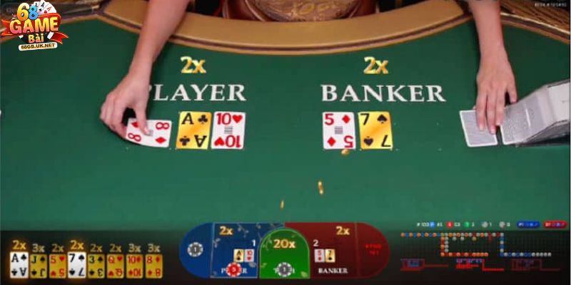 Dùng công thức đánh baccarat qua dạng cầu đảo